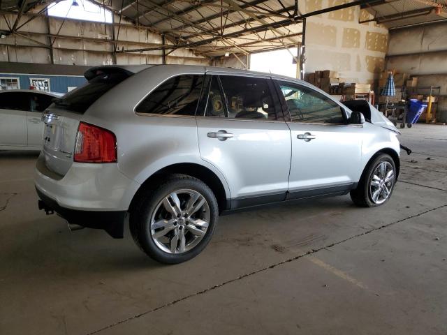 2FMDK4KC2DBA17456 - 2013 FORD EDGE LIMITED SILVER photo 3