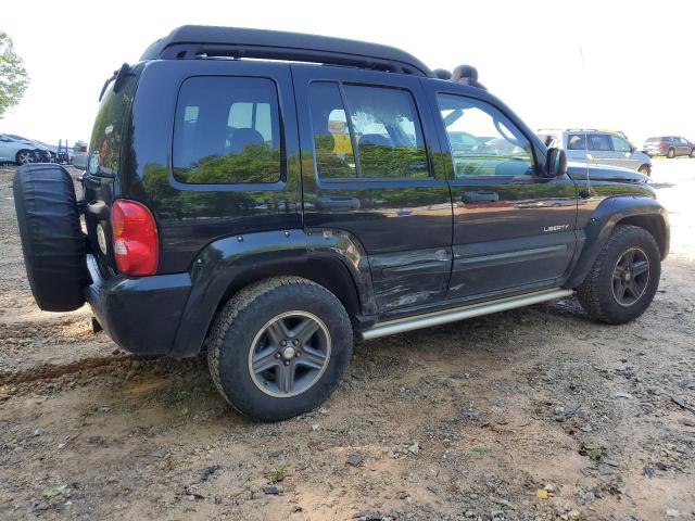 1J8GK38K54W204997 - 2004 JEEP LIBERTY RENEGADE 黑色 照片 3