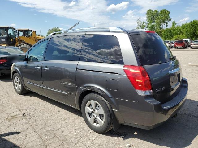 5N1BV28U58N122649 - 2008 NISSAN QUEST S GRAY photo 2