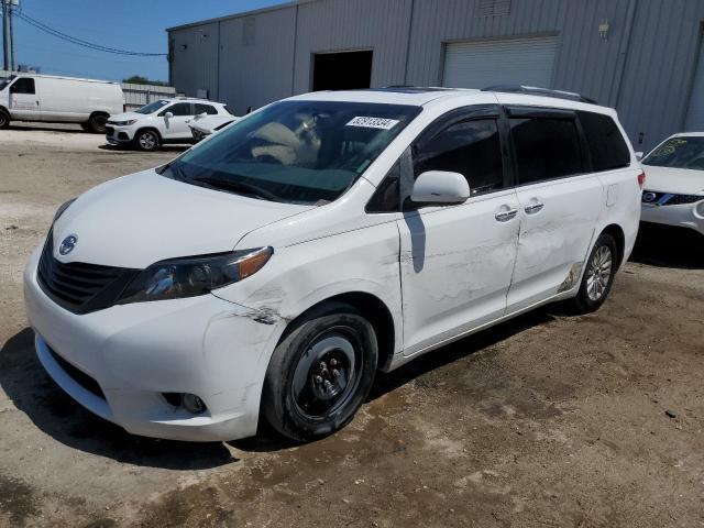 5TDYK3DC9BS172045 - 2011 TOYOTA SIENNA XLE WHITE photo 1