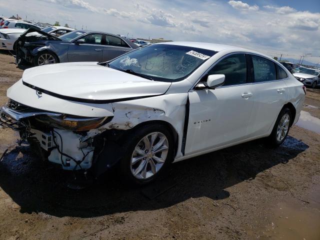 1G1ZD5ST3MF066408 - 2021 CHEVROLET MALIBU LT WHITE photo 1