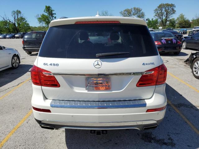 4JGDF7CE6EA417412 - 2014 MERCEDES-BENZ GL 450 4MATIC WHITE photo 6