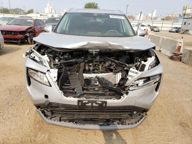 5N1AT3CB9MC803321 - 2021 NISSAN ROGUE SL SILVER photo 5