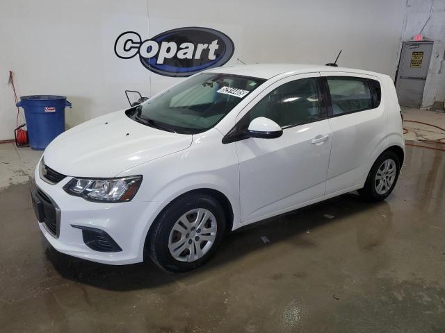 1G1JG6SB2K4142260 - 2019 CHEVROLET SONIC WHITE photo 1