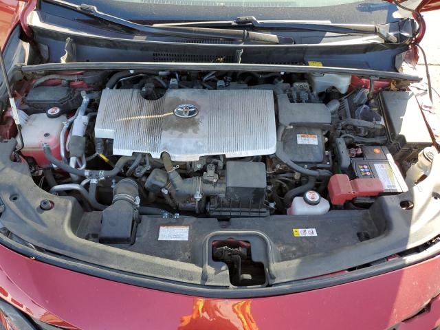 JTDKARFP0H3002792 - 2017 TOYOTA PRIUS PRIM წითელი ფოტო 11