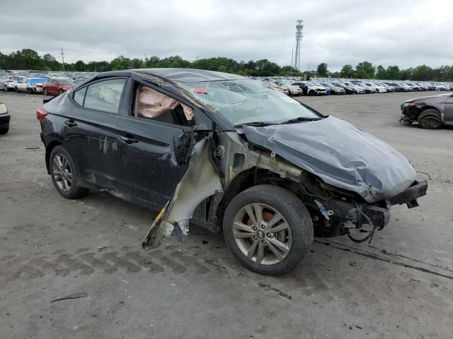 5NPD84LF0HH008017 - 2017 HYUNDAI ELANTRA SE BLACK photo 4