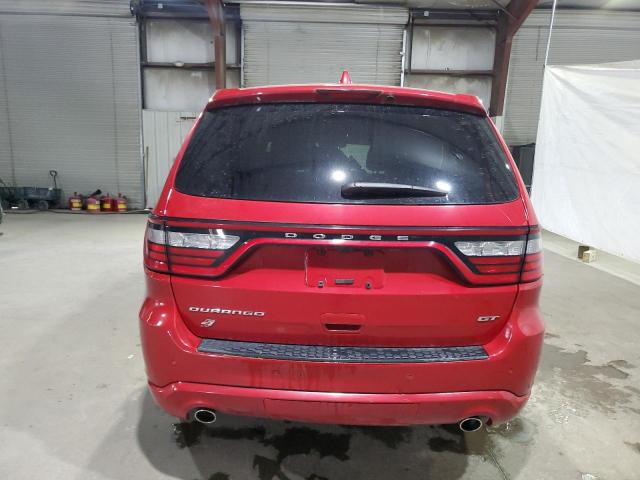 1C4RDJDG5LC261135 - 2020 DODGE DURANGO GT RED photo 6