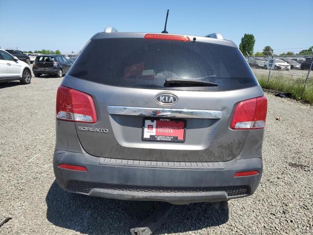 5XYKT4A26DG396958 - 2013 KIA SORENTO LX GRAY photo 6