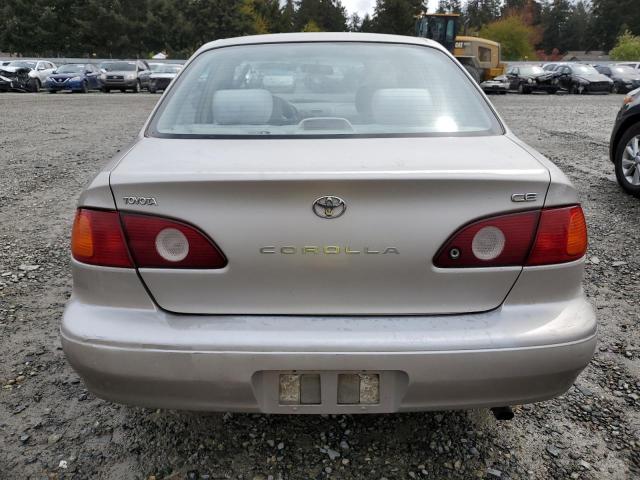 1NXBR12E22Z588794 - 2002 TOYOTA COROLLA CE BEIGE photo 6