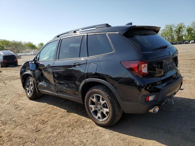 5FNYF8H60NB023280 - 2022 HONDA PASSPORT TRAIL SPORT BLACK photo 2