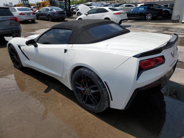 1G1YM3D76E5110439 - 2014 CHEVROLET CORVETTE STINGRAY Z51 3LT WHITE photo 2