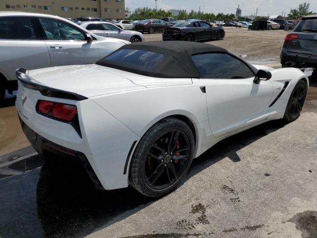 1G1YM3D76E5110439 - 2014 CHEVROLET CORVETTE STINGRAY Z51 3LT WHITE photo 3