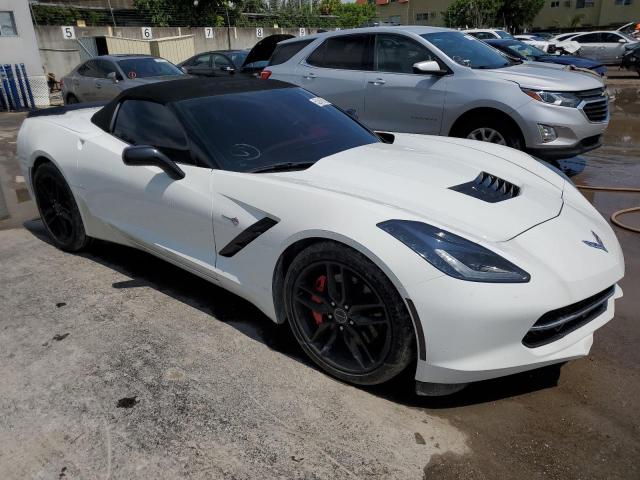 1G1YM3D76E5110439 - 2014 CHEVROLET CORVETTE STINGRAY Z51 3LT WHITE photo 4