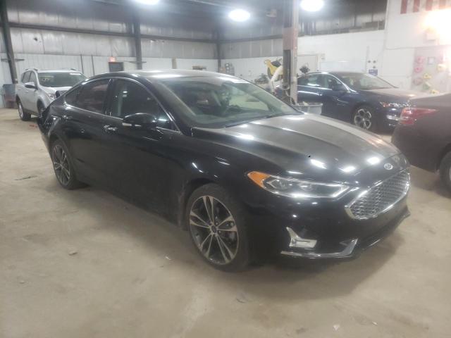 3FA6P0D93KR105512 - 2019 FORD FUSION TITANIUM BLACK photo 4