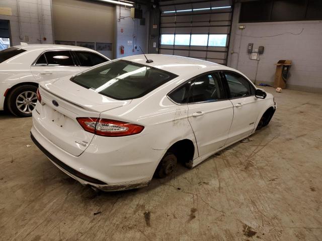 3FA6P0LU6GR127193 - 2016 FORD FUSION SE HYBRID WHITE photo 3