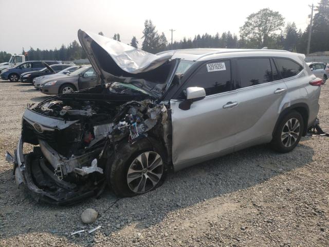 5TDGZRBH2MS083560 - 2021 TOYOTA HIGHLANDER XLE Gümüş foto 1