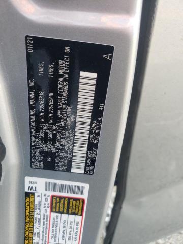 5TDGZRBH2MS083560 - 2021 TOYOTA HIGHLANDER XLE Gümüş foto 12