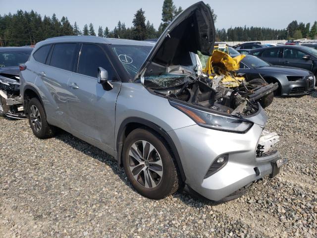 5TDGZRBH2MS083560 - 2021 TOYOTA HIGHLANDER XLE Gümüş foto 4