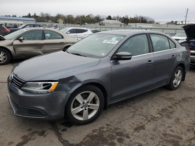3VWLL7AJ0EM404406 - 2014 VOLKSWAGEN JETTA TDI GRAY photo 1
