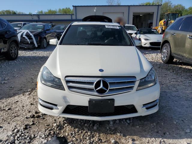 WDDGF8BB9CR235349 - 2012 MERCEDES-BENZ C 300 4MATIC WHITE photo 5