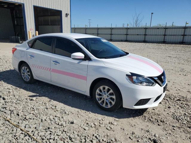 3N1AB7AP0KY435003 - 2019 NISSAN SENTRA S 白色 照片 4