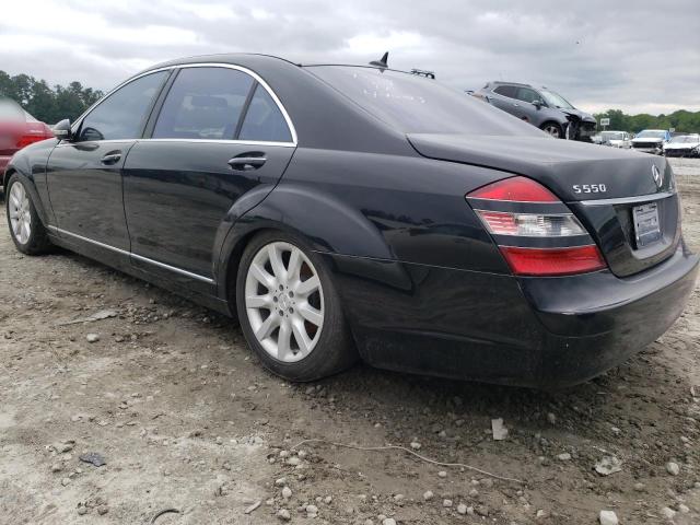 WDDNG71X37A097954 - 2007 MERCEDES-BENZ S 550 BLACK photo 2