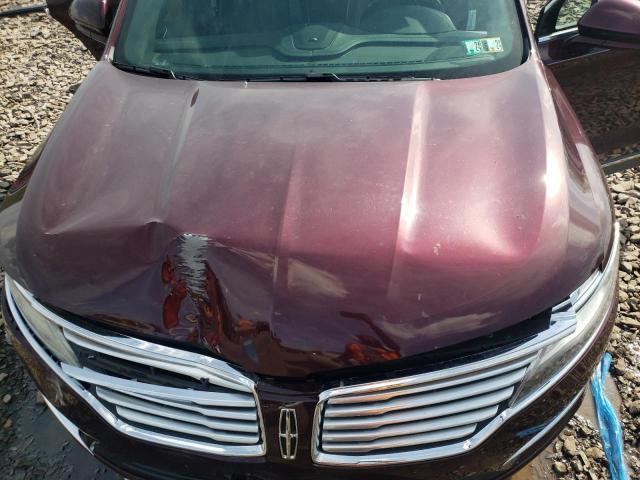 5LMCJ3D96GUJ18103 - 2016 LINCOLN MKC RESERVE Bordo foto 12