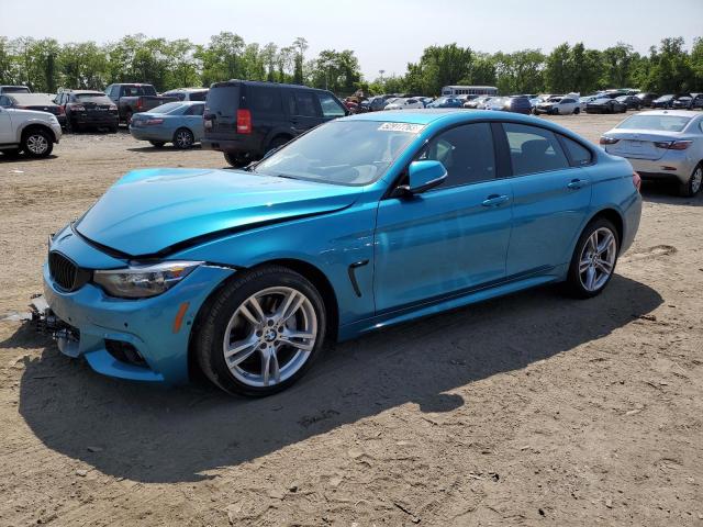 WBA4J3C55JBG96075 - 2018 BMW 430XI GRAN COUPE BLUE photo 1