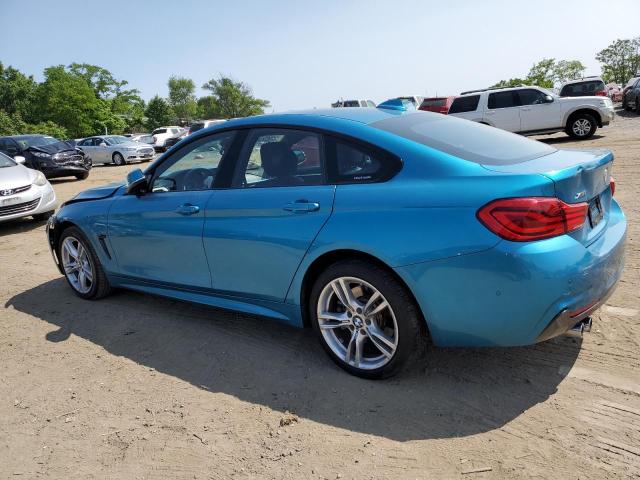 WBA4J3C55JBG96075 - 2018 BMW 430XI GRAN COUPE BLUE photo 2