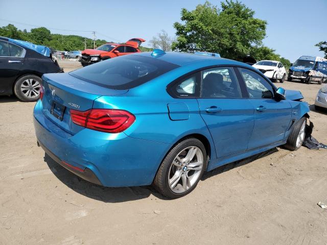 WBA4J3C55JBG96075 - 2018 BMW 430XI GRAN COUPE BLUE photo 3