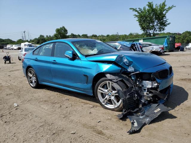 WBA4J3C55JBG96075 - 2018 BMW 430XI GRAN COUPE BLUE photo 4