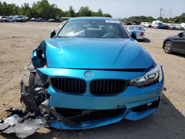 WBA4J3C55JBG96075 - 2018 BMW 430XI GRAN COUPE BLUE photo 5