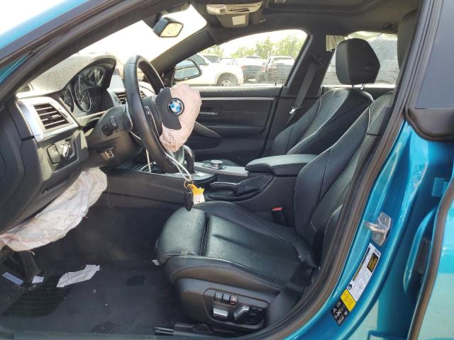 WBA4J3C55JBG96075 - 2018 BMW 430XI GRAN COUPE BLUE photo 7