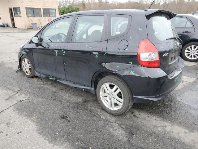 JHMGD38627S009065 - 2007 HONDA FIT S 黑色 照片 2