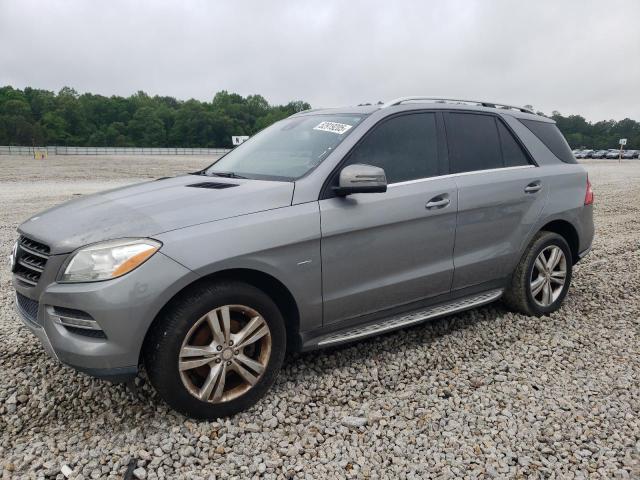 4JGDA5HB2CA014820 - 2012 MERCEDES-BENZ ML 350 4MATIC SILVER photo 1