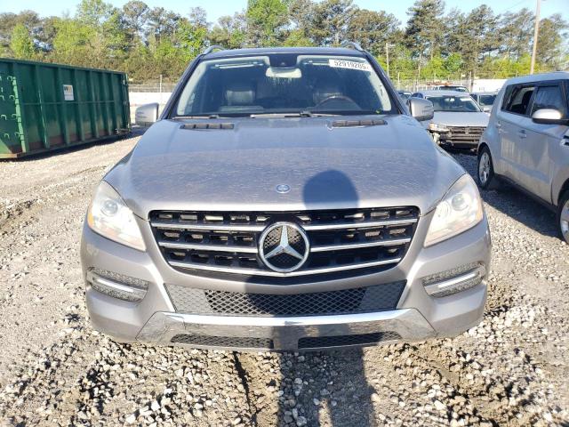 4JGDA5HB2CA014820 - 2012 MERCEDES-BENZ ML 350 4MATIC SILVER photo 5