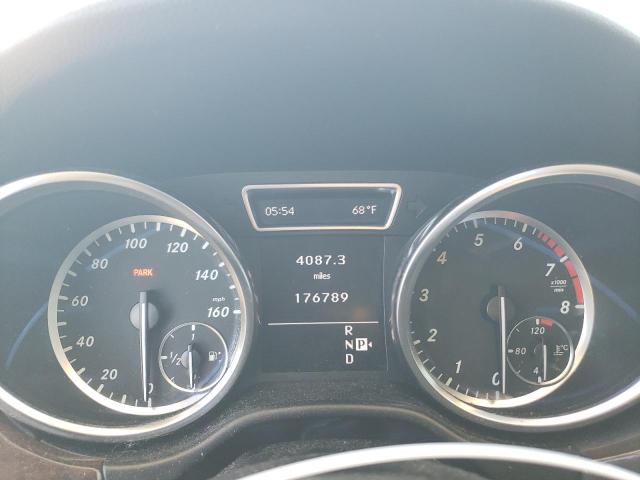 4JGDA5HB2CA014820 - 2012 MERCEDES-BENZ ML 350 4MATIC SILVER photo 9