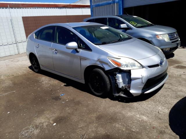 JTDKN3DU4C5463999 - 2012 TOYOTA PRIUS SILVER photo 4