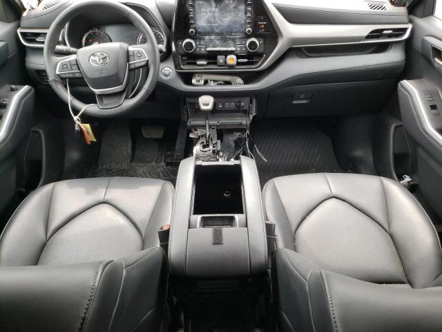 5TDGZRBH1NS253151 - 2022 TOYOTA HIGHLANDER XLE Gris foto 8