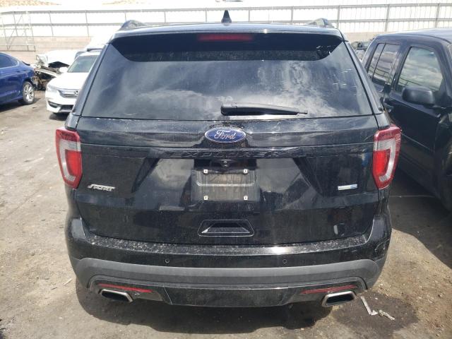 1FM5K8GT9HGA87586 - 2017 FORD EXPLORER SPORT BLACK photo 6