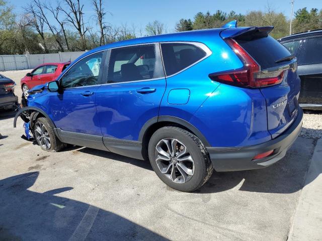 7FARW2H5XNE019086 - 2022 HONDA CR-V EX BLUE photo 2