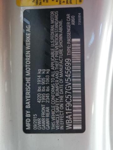 WBA1F9C57GV545699 - 2016 BMW 228 I SULEV WHITE photo 12