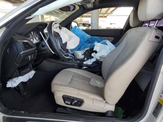 WBA1F9C57GV545699 - 2016 BMW 228 I SULEV WHITE photo 7