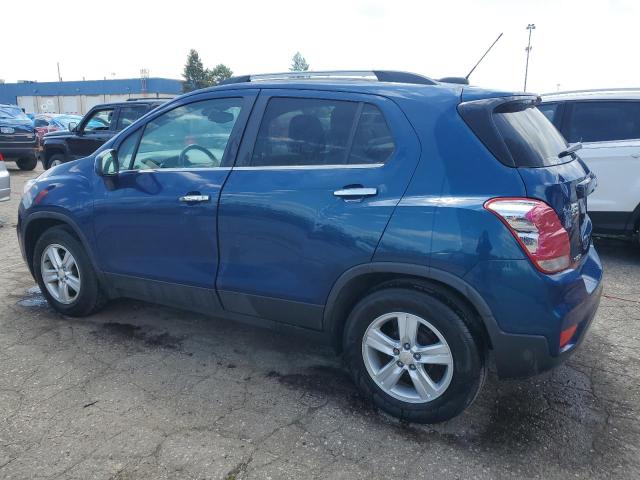 3GNCJLSB8KL370961 - 2019 CHEVROLET TRAX 1LT BLUE photo 2