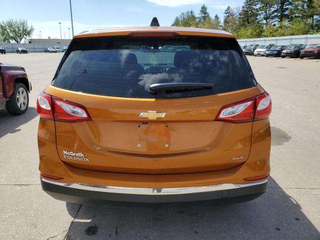 2GNAXREV3J6140777 - 2018 CHEVROLET EQUINOX LS ORANGE photo 6