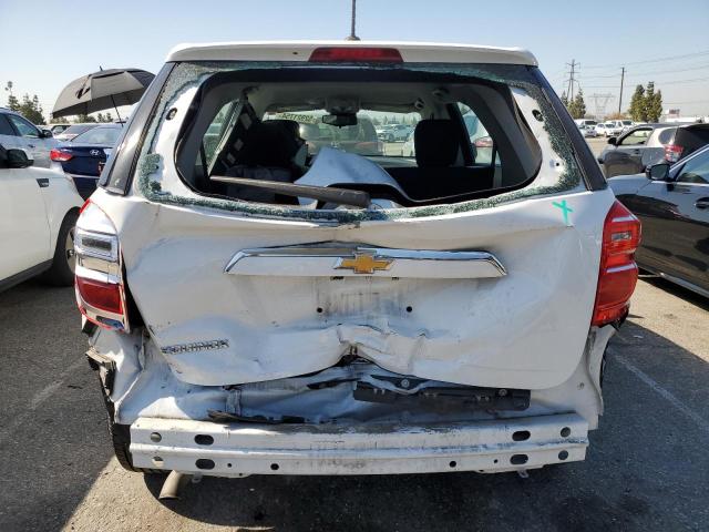 2GNALBEK7H1594689 - 2017 CHEVROLET EQUINOX LS WHITE photo 6