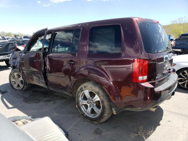 5FNYF4H50FB005797 - 2015 HONDA PILOT EXL MAROON photo 2