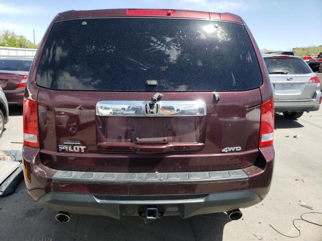 5FNYF4H50FB005797 - 2015 HONDA PILOT EXL MAROON photo 6