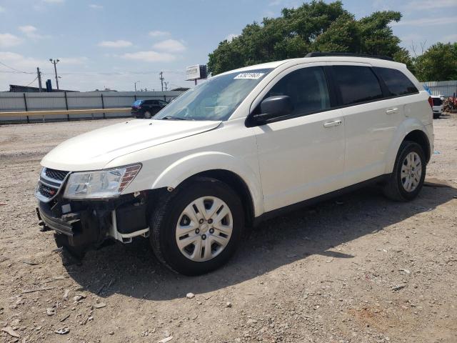 3C4PDCAB8JT527504 - 2018 DODGE JOURNEY SE WHITE photo 1