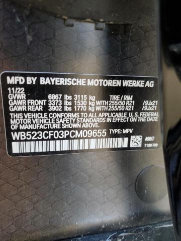 WB523CF03PCM09655 - 2023 BMW IX XDRIVE50 Grafitowy zdjęcie 14